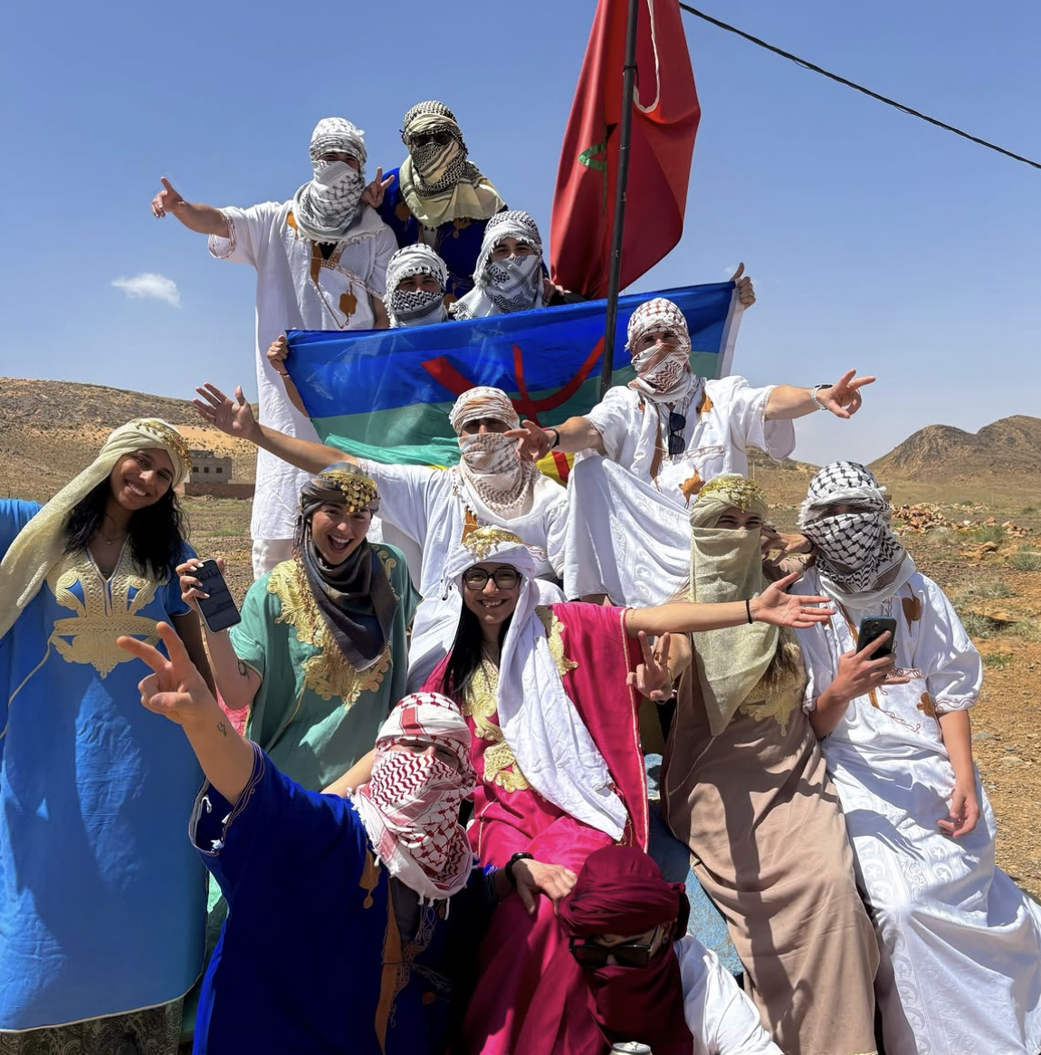 Grupo en el desierto